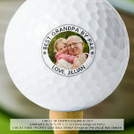 BEST GRANDPA BY PAR Photo Personalized Golf Balls<br><div class="desc">For the special golf-enthusiast grandfather, create a unique photo golf ball with the editable funny saying BEST GRANDPA BY PAR and your custom text in your choice of colours. Meaningful gift for grandpa for his birthday, Grandparents Day, Father's Day or a holiday. PHOTO TIP: Choose a photo with the subject...</div>