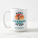 Best Grandpa By Par Retro Golf Papa Personalized Coffee Mug<br><div class="desc">Retro Best Grandpa By Par design you can customize for the recipient of this cute golf theme design. Perfect gift for Father's Day or grandfather's birthday. The text "GRANDPA" can be customized with any dad moniker by clicking the "Personalize" button above. Add a name to make it even more special...</div>