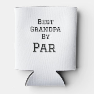 Best Grandpa by par simple father's grandfather gi Can Cooler