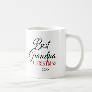 Best Grandpa Christmas Photo Coffee Mug