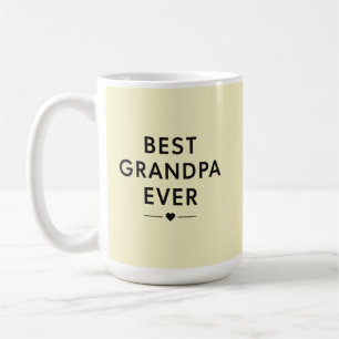 Best grandpa ever coffee mug