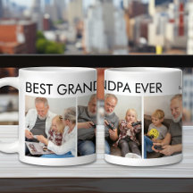 Best Grandpa Ever Custom Personalized Family Photo