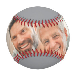 Best Grandpa Ever Custom Photo Create Your Own Baseball