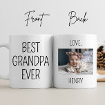 Best Grandpa Ever Custom Photo Grandpa Birthday Mug<br><div class="desc">Best Grandpa Ever Custom Photo Grandpa Birthday Mug</div>