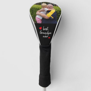 Best Grandpa Ever Cute Photo Personalized  Golf Head Cover