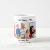 Best Grandpa Ever Dad Birthday Gift Custom Photo C