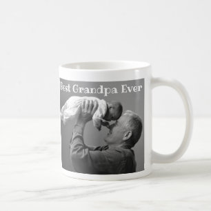 Best Grandpa Ever Family photo Grandchild Grandad Coffee Mug