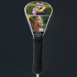 Best Grandpa Ever Father's Day 2 Photo Collage  Golf Head Cover<br><div class="desc">A special gift for the golfer grandpa for father's day -A 2 photo collage and typography golf head cover.photo collage</div>
