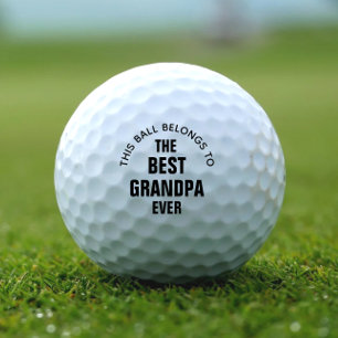 Best Grandpa Ever Golf Balls
