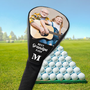 Best GRANDPA Ever - Golfer - Personalized Photo Golf Head Cover