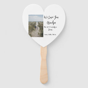 best grandpa ever grandparents photo gifts classic hand fan