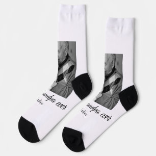 best grandpa ever grandparents photo gifts classic socks