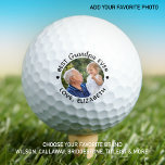 Best GRANDPA Ever - Modern - 12 Personalized Photo Golf Balls<br><div class="desc">Best Grandpa Ever ... Two of your favourite things , golf and your grand kids ! Now you can take them with you as you play 18 holes . Customize these golf balls with your grandchild's favourite photo and name . Whether it's a grandfather birthday, fathers day or Christmas, these...</div>