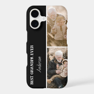 Best Grandpa Ever Modern 2Photo Collage 
