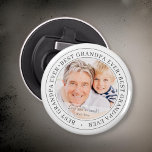 Best Grandpa Ever Modern Classic Photo Bottle Opener<br><div class="desc">This simple and classic design is composed of serif typography and add a custom photo. "Best Grandpa Ever" circles the photo of your grandpa,  grampa,  grandpa,  lolo etc</div>