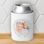 Best Grandpa Ever Modern Classic Photo Can Cooler<br><div class="desc">This simple and classic design is composed of serif typography and add a custom photo. "Best Grandpa Ever" circles the photo of your grandpa,  grampa,  grandpa,  lolo etc</div>