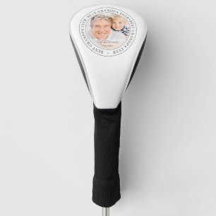 Best Grandpa Ever Modern Classic Photo Golf Head Cover