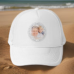 Best Grandpa Ever Modern Classic Photo Trucker Hat<br><div class="desc">This simple and classic design is composed of serif typography and add a custom photo. "Best Grandpa Ever" circles the photo of your grandpa,  grampa,  grandpa,  lolo etc</div>