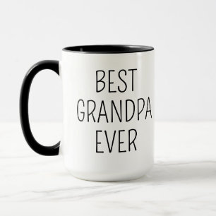 Best Grandpa Ever Mug, Personalized Photo Mug For
