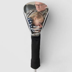 Best Grandpa Ever Personalized Photo Golf Head Cover