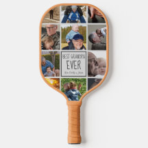 Best grandpa ever photo collage text tan