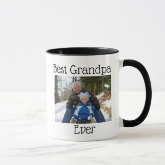 Best Grandpa Ever Photo Personalized Photo Mug
