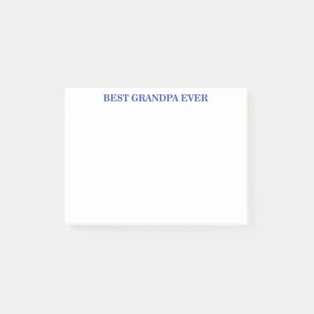 BEST GRANDPA EVER POST-IT NOTES (Front)