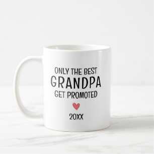 Best Grandpa Get Promoted – Personalized Year Coffee Mug