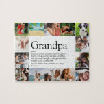 Best Grandpa, Grandad, Papa Definition 14 Photo Jigsaw Puzzle<br><div class="desc">14 photo collage jigsaw for you to personalise for your special grandpa,  grandad,  papa or pops to create a unique gift. A perfect way to show him how amazing he is every day. Designed by Thisisnotme©</div>