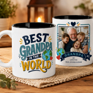 Best Grandpa in the World Photo Mug