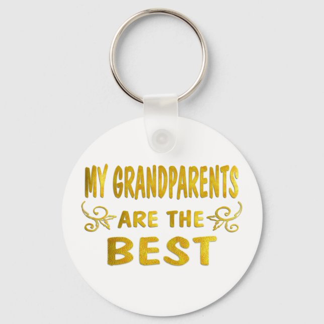 Best Grandparents Keychain (Front)