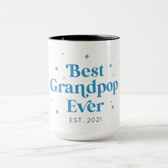 Best Grandpop Ever First Grandchild Coffee Mug (Center)