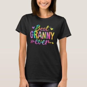 Best Granny Ever Tie Dye Mommy Mom Mama Motheru201 T-Shirt