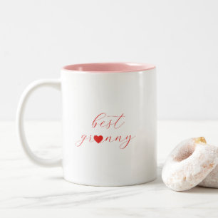Best Granny, Grandma Gift, Modern Two-Tone Coffee Mug