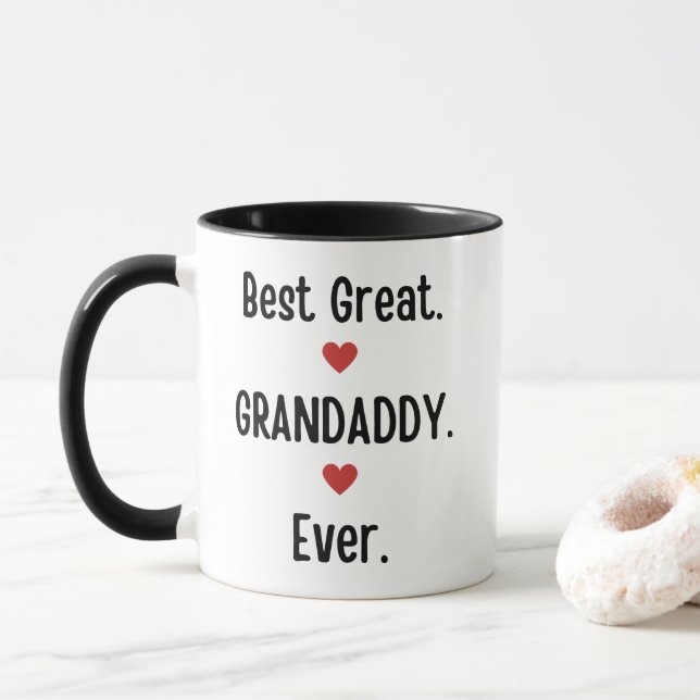 Best Great Grandaddy Ever Mug (With Donut)
