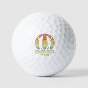 Best GREAT GRANDPA By Par Golf Golfer Golf Balls