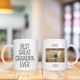 Best Great Grandpa Ever Mug Personalized Picture