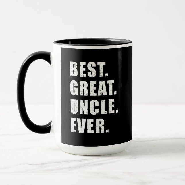 Best great uncle ever mug (Left)