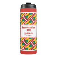 BEST GRENADIAN DAD Grenada Flag Customised Drinks