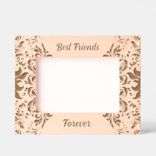 Best Grends Forever Black Floral Swirls Etched Frames