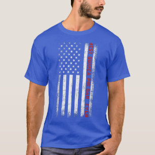 Best Guinea Pig Dad Ever American Flag Patriotic F T-Shirt