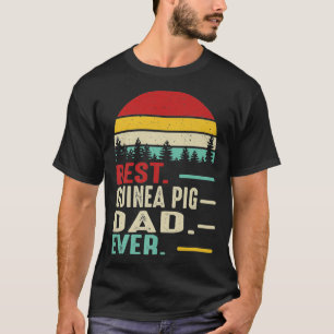 Best Guinea Pig Dad Ever Funny Retro Vintage Dad B T-Shirt