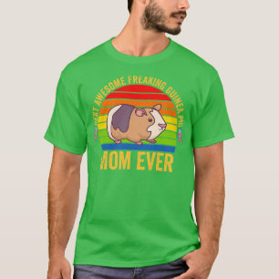 Best Guinea Pig Mom Ever Piggy Vintage  T-Shirt
