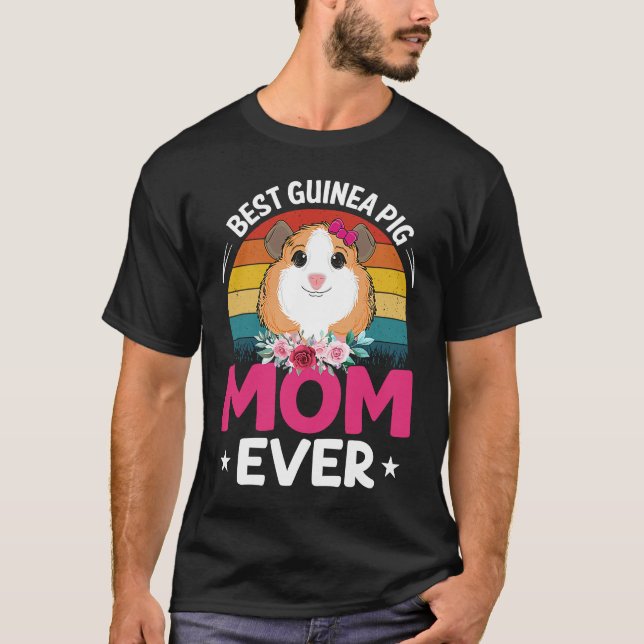 Best Guinea Pig Mom T-Shirt (Front)