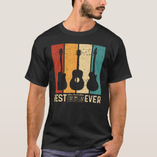 best guitar dad ever chords best dad guitar dad Re T-Shirt