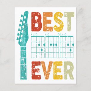 Best guitar dad ever chords best dad guitar shirt