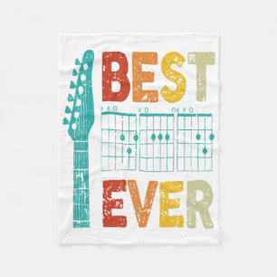 Best guitar dad ever chords best dad guitar shirt fleece blanket