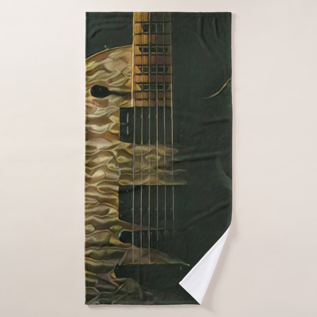 Best guitarist ever bath towel set (Bath Towel)