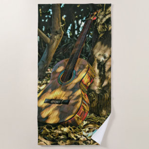best guitarist ever beach towel
