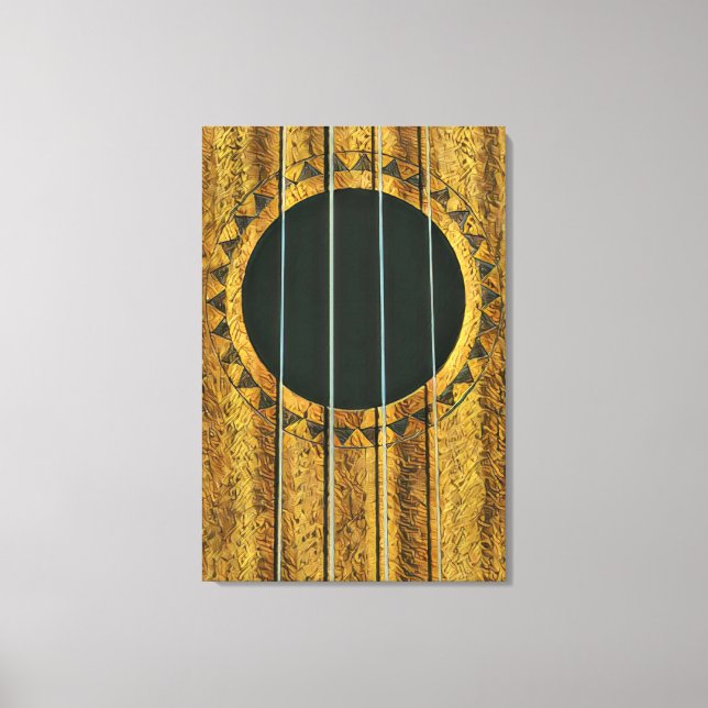 Best guitarist ever canvas print (Front)